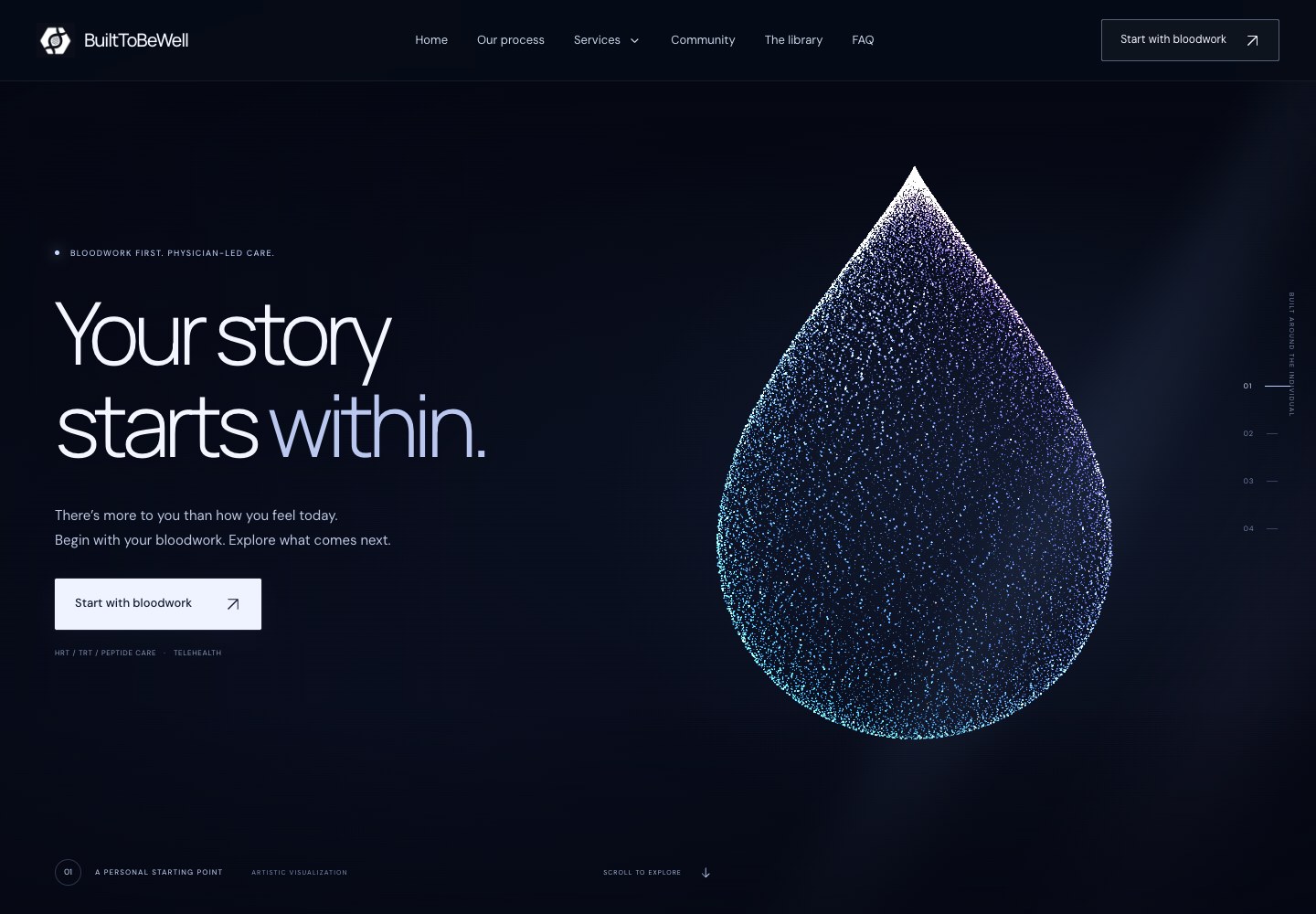 Built To Be Well website